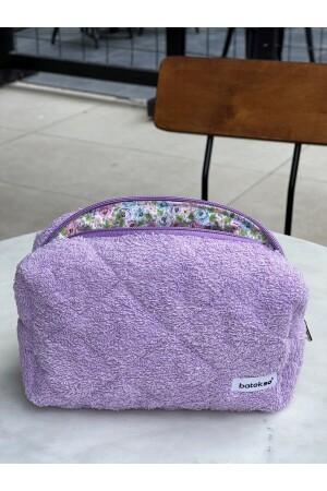 حقيبة مكياج منشفة من ليك - حجم كبير LİLAH01 - Batekso