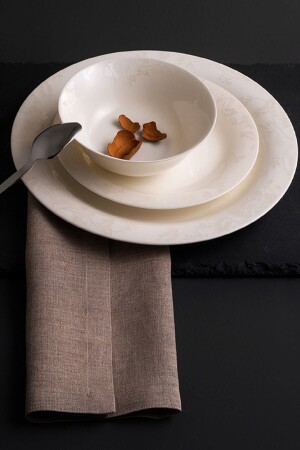 Lily 24 Parça 6 Kişilik Bone Yemek Takımı 500.01.01.4169 - Jumbo