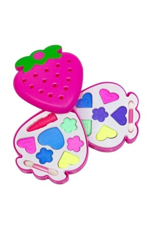 مجموعة مكياج من طبقتين مع صندوق الفراولة - Limon