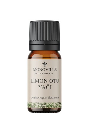 Limon Otu Uçucu Yağı 10 ml %100 Saf ve Doğal (Lemongrass Essential Oil) - 3