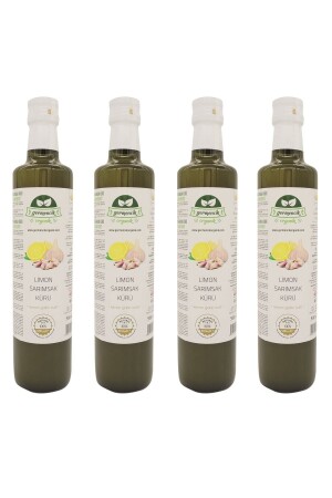 Limon Sarımsak Kürü 4 Adet (4x500 Ml) LSK4 - 1