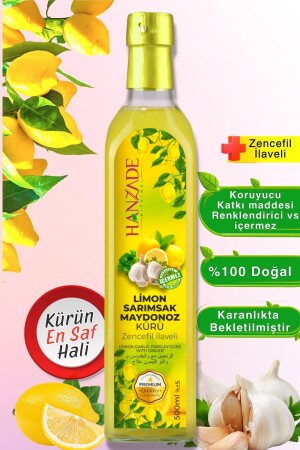 Limon Sarımsak Maydanoz Kürü 500 Ml X 2 Adet Cam Şişe - 4