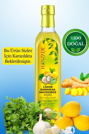 Limon Sarımsak Maydanoz Kürü 500 Ml X 2 Adet Cam Şişe - 5