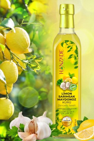 Limon Sarımsak Maydanoz Kürü 500 Ml X 2 Adet Cam Şişe - 7