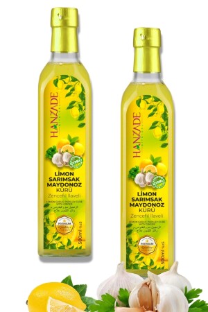 Limon Sarımsak Maydanoz Kürü 500 Ml X 2 Adet Cam Şişe - 8