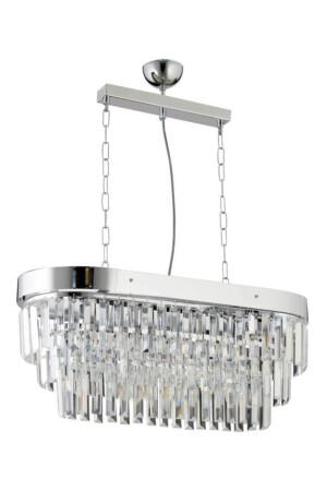 طاولة الطعام من الفضة من طراز MNZ-Linda كريستال شمعة الحجر 160504000919 - İstanbul Avize