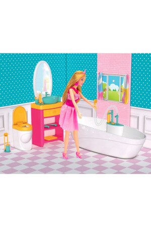 Linda'nın Banyosu - Muhteşem Banyo Oyuncak - Eğlenceli Banyo Seti - Barbie Banyo Seti - 3