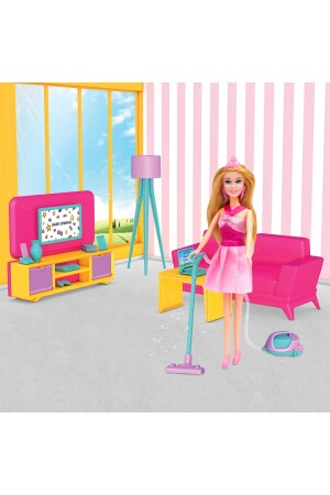 Linda'nın Oturma Odası - Oturma Odası Oyuncak - Oturma Odası Seti - Barbie Oturma Odası - 3