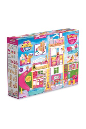 Lindas Ferienhaus – Hausspielzeug – Lindas Ferienhaus-Set – Barbie-Haus-Set – Traumhaus – Spielhaus DoğanToyFactory-1300 - 3