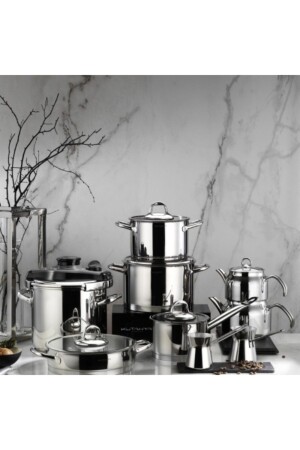 Lindos 16 Parça Çelik Çeyiz Seti Sade CLKLDS16CYZSD - Kütahya Porselen