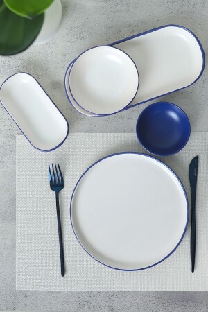 Line Blue Frühstücksset 18-teilig für 6 Personen 20004 - 8