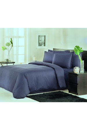 Line King-Size-Satin-Bettbezug-Set PR-LINEKINGSATENNEVR01327 - 5