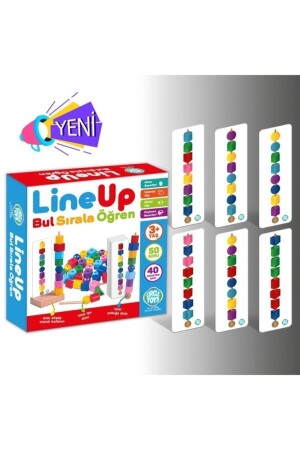 Line Up Ipe Ve Çubuğa Boncuk Ve Şekil Dizme Oyunu AYL-999888558597 - 5