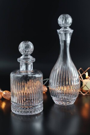 Linea Model Cam Karaf Şişe Sürahi 2'li Model MG-LNKLN012-MG-LNKDM012 - Multiamo