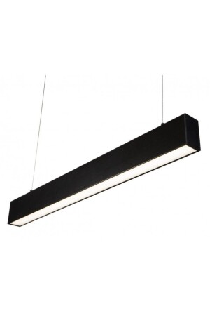 Linear 120 cm 3000 K Tageslicht 38 W schwarzes Gehäuse + Hängehalterung (2 Meter) AK-2 - 1