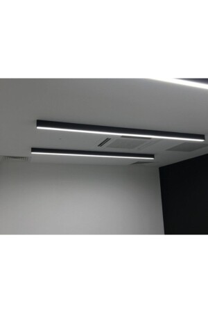 Linear 120 cm 6500 K weißes Licht 38 W schwarzes Gehäuse AK-12 - 4