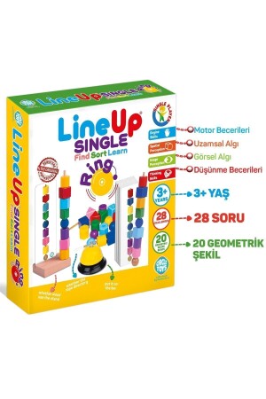 Lineup Single Ring Bul Sırala Ögren - Tek Oyuncu, Zilli Oyuncak Crcl45 - 1