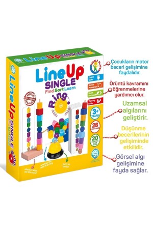 Lineup Single Ring Bul Sırala Ögren - Tek Oyuncu, Zilli Oyuncak Crcl45 - 5