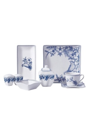 Link Collection 28 Parça Kare Kahvaltı Takımı A8570 HPV-28162 - KORKMAZ