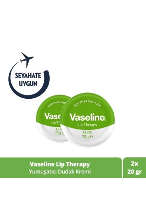 Lip Therapy Yumuşatıcı Dudak Kremi Aloe Vera Özü 20 G X2 SET.UNİ.554 - 2