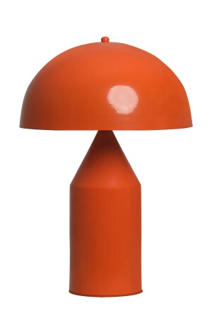 Lipeo Orange Tischlampe, dekorative Schreibtischbeleuchtung, Flur-Lampenschirm, Schlafzimmer-Nachttischlampe BMM6801 - 5