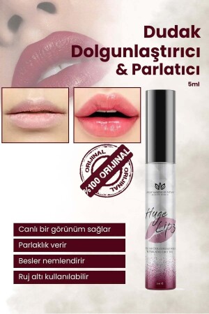 Lippenauffüllender und glänzender Lippenstift - 1