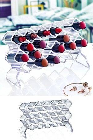 Lippenstift-Organizer, Make-up-Organizer mit 22 Fächern, transparent - Kozart