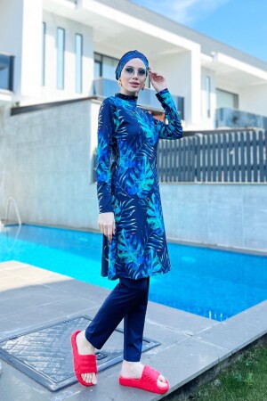 Lira vollständig bedeckter Hijab-Badeanzug R056 Tropical REMSA-R056-Tropical - 3