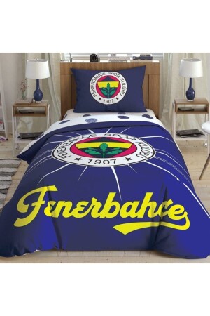 Lisanslı Fenerbahçe Light Glow Tek Kişilik Nevresim Takımı - 1