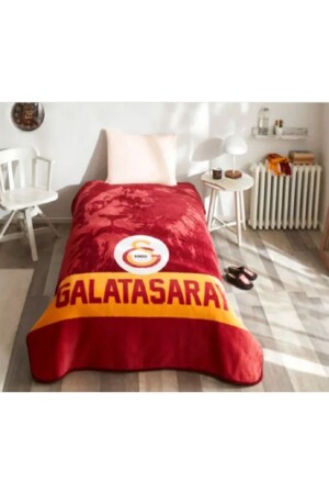 Lisanslı Galatasaray Battaniye Tek Kişilik zor07011 - 2