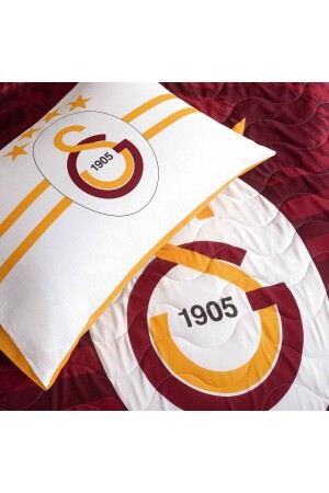 Lisanslı Galatasaray Stripe Tek Kişilik Yatak Örtüsü Seti - 3