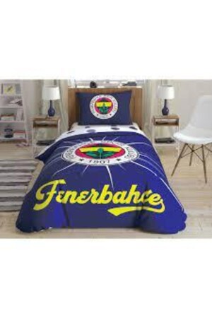 Lisanslı Tek Kişilik Çarşafı Lastikli Fenerbahçe Lıght Glow Nevresim Takımı - 2