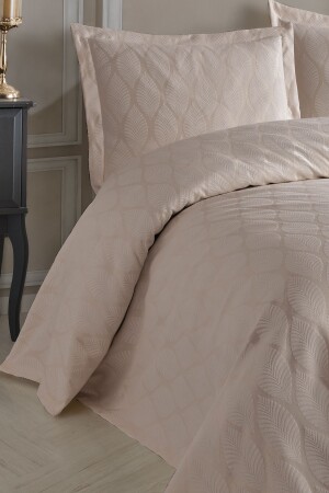 Lissabon Doppelbett-Tagesdecken-Set (beige) - 4