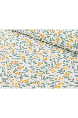 Little Blooms Bedruckter Single Pike 150x220 cm Gelb TYC00819209033 - 4