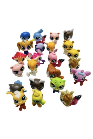 Littlest Pets Shop LPS Minis 10 Stück Mehrere Spielzeuge Mini 24lülps - 2