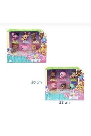 Littlest Pets Shop Minis 12-teilige Miniş-Familie, neue seltene Serie P6214S4506 - 4