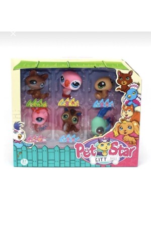 Littlest Pets Shop Minis 12-teilige Miniş-Familie, neue seltene Serie P6214S4506 - 7