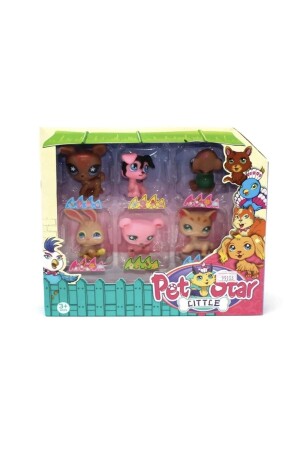 Littlest Pets Shop Minis 12-teilige Miniş-Familie, neue seltene Serie P6214S4506 - 8