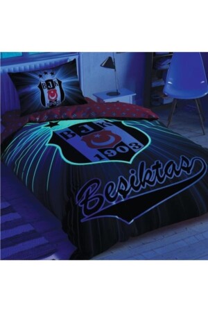 Lizenzierter Beşiktaş Light Glow Shining Einzelbettbezug TYC00232771903 - 4