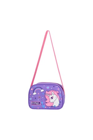 Lizenzierter lilafarbener Mädchen-Grundschulrucksack und Lunchbox mit „Little Horse“-Muster und lilafarbenem Einhornmuster - 6