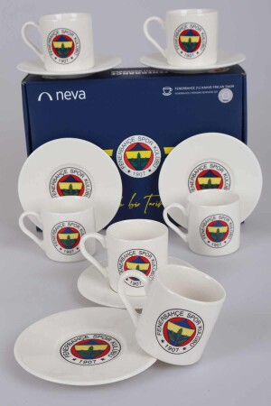 Lizenzierter türkischer Fenerbahçe-Kaffee für 6 Personen - 5