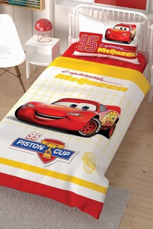 Lizenziertes Bettbezug-Set für Einzelbett, Disney Cars, tschechische Canl. TYC00371588502 - 3