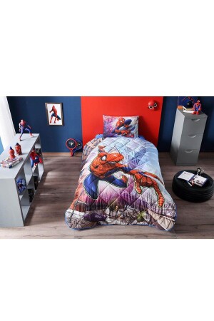 Lizenziertes Bettwäsche-Set für Einzelbett Spiderman 60185854 - 1