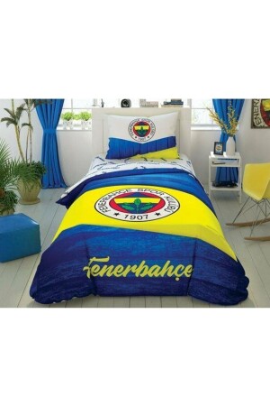 Lizenziertes Einzelbettbezug-Set Fenerbahçe aus Holz D28682475025607 - Taç