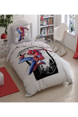 Lizenziertes Einzelbettbezug-Set Spiderman Cloudy BC104341 - 1