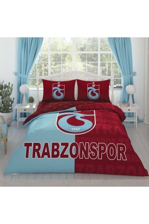 Lizenziertes Trabzon Piece Logo Baumwoll-Doppelbettbezug-Set, mehrfarbig, tspiecelogodouble - 1