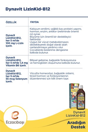 Lizinkid Vitamin B12 150 ml DYN004306 - 5