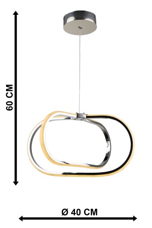 Loca 3-Farben-LED-Kronleuchter Chrom BEG0080BEG01 - 6