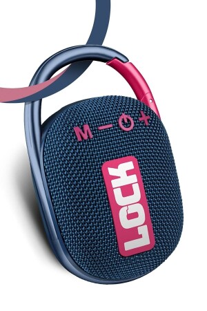 Lock Blue Tragbarer Bluetooth-Lautsprecher Soundbombe Hohe Schallleistung mit Lock-Funktion LOCK - 1