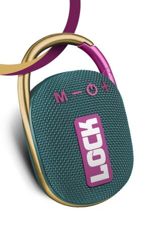 Lock Green Tragbarer Bluetooth-Lautsprecher mit hoher Schallleistung und Sperrfunktion LOCK - 1